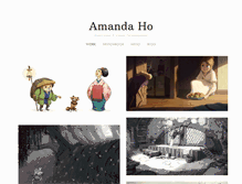 Tablet Screenshot of amandahoart.com